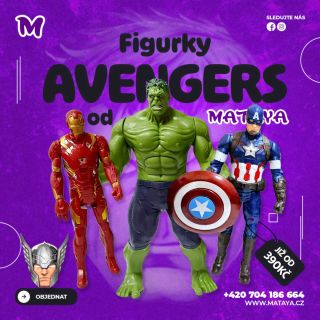 🦸‍♂️ Pod stromeček pro malé hrdiny! 🎁 Mataya přináší parádní figurky Avengers, které potěší každého fanouška superhrdinů....